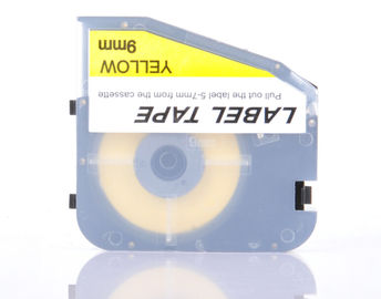 двухкатушечная кассета ленты 9mm создателя ярлыка желтого цвета касания p для принтера пробки
