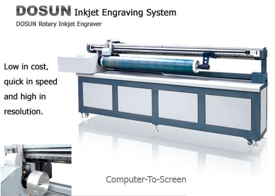 Роторная система Engraver экрана Inkjet, роторный компьютер печатания для того чтобы экранировать гравировальный станок