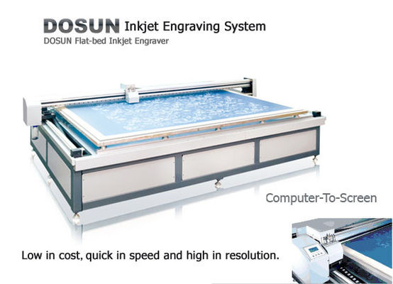 Engraver экрана Inkjet системы гравировки тканья планшетный, плоские Engravers Inkjet с мотором сервопривода
