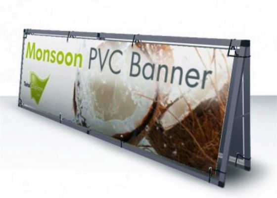 Изготовленные на заказ напольные знамена винила PVC для торговой выставки и дисплея/знамени рамки