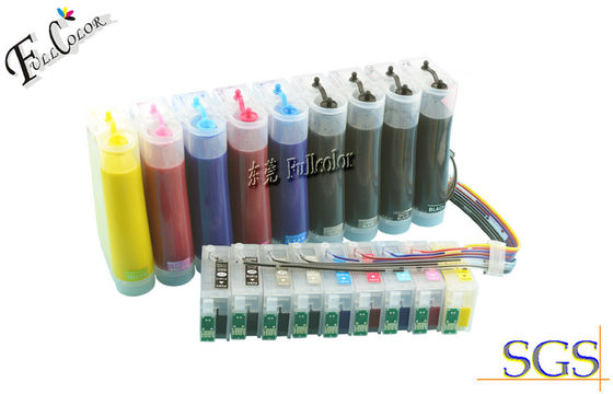 Полные чернила пигмента Refilled Epson T1571 - цветы 200ml системы снабжения 9 чернил CISS T1579 непрерывные каждый цвет