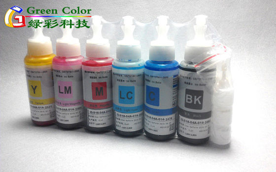 чернила краски канона 200ml 500ml для epson L100/L101 с черным желтым цветом никогда не закупоривают