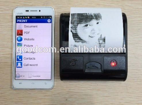 Работа принтера MTP80B получения андроида передвижная с Smartphone & таблеткой андроида Bluetooth